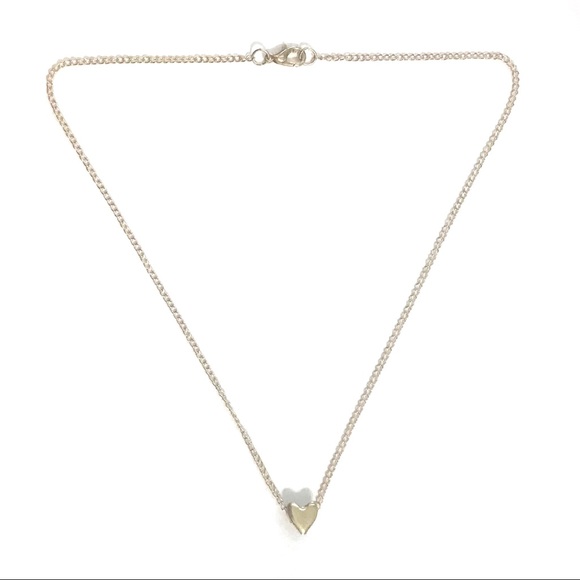 4/$25 New Tiny Gold Heart Necklace - Picture 3 of 3